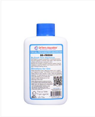 Dr. Tim’s Re-Fresh Natural Sparkling Water for Freshwater Aquaria 4 oz
