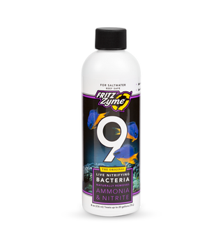 FritZyme 9 Saltwater and Reef safe, nitrifying bacteria 8 oz bottle